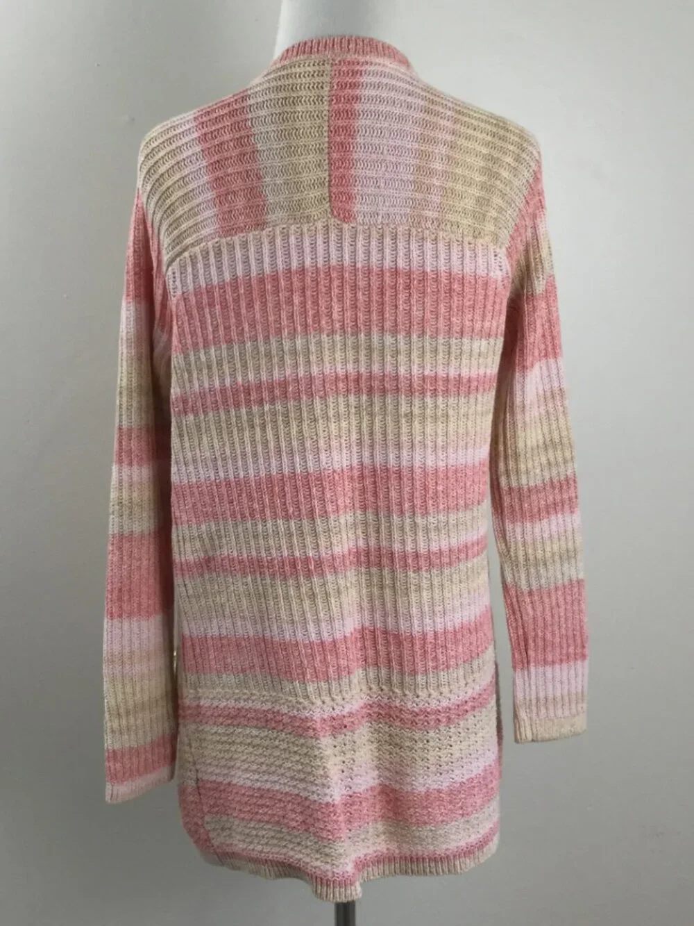 Tory Burch Erin Striped Open Front Cardigan s